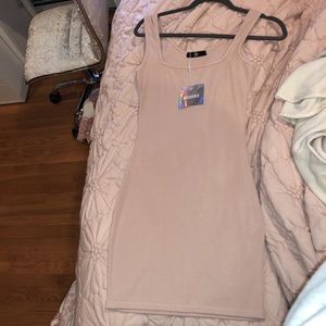 light pink missguided dress